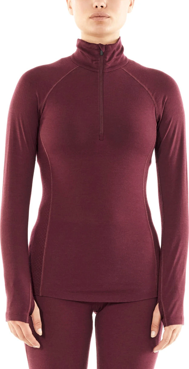 Icebreaker 150 Zone Long Sleeve Half Zip - Women's|-|Chandail à Manches Longues Et Demi-glissière 150 Zone - Femme - Image 13