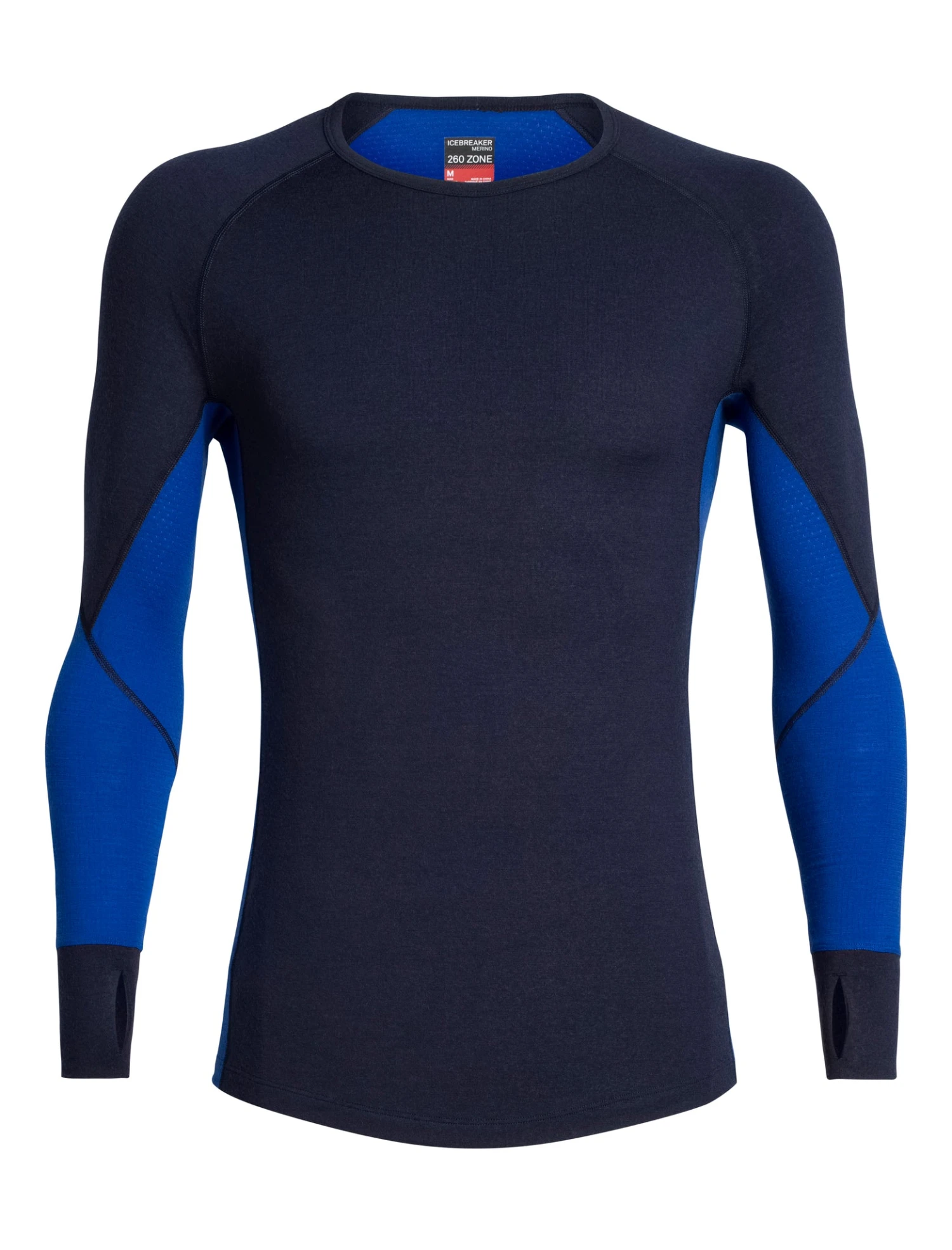 Icebreaker 260 Zone Long Sleeve Crewe - Men's|-|Chandail à Manches Longues 260 Zone - Homme - Image 2