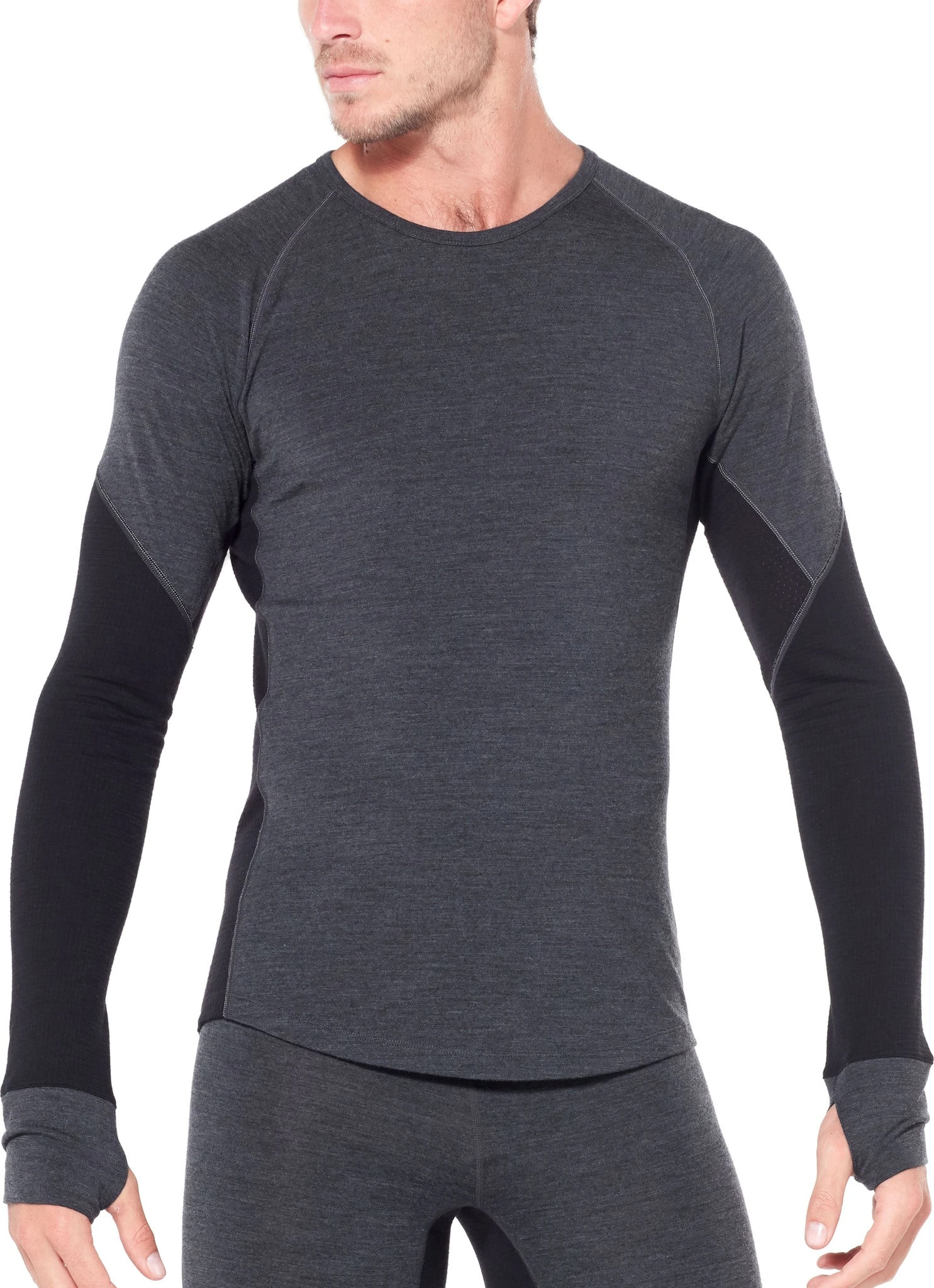 Icebreaker 260 Zone Long Sleeve Crewe - Men's|-|Chandail à Manches Longues 260 Zone - Homme - Image 10