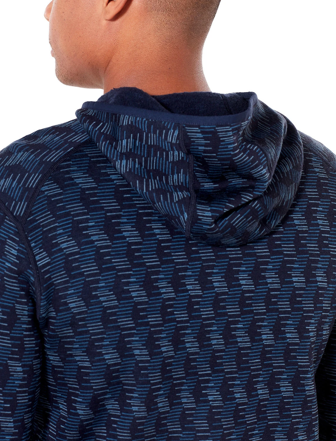 RealFleece® Veste à Capuche Manches Longues Zip Elemental|-|Icebreaker Men's Elemental Long Sleeve Zip Hoodie | Surf | Merino Wool/Lycra - Image 6