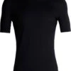 Haut Col Rond Isotherme Oasis Short Sleeve Crewe 200 En Mérinos|-|Icebreaker Men's Merino 200 Oasis Short Sleeve Crewe T-Shirt | Black | 100% Merino Wool