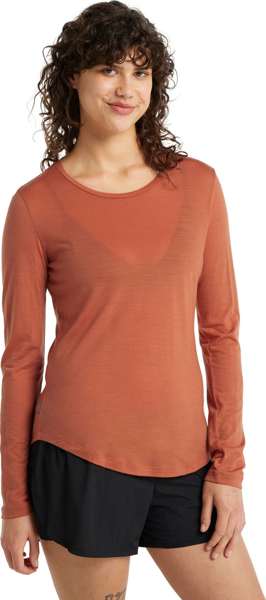 Icebreaker Sphere LS Low Crewe - Women's|-|Haut Léger à Manches Longues Et Col Rond Sphere - Femme