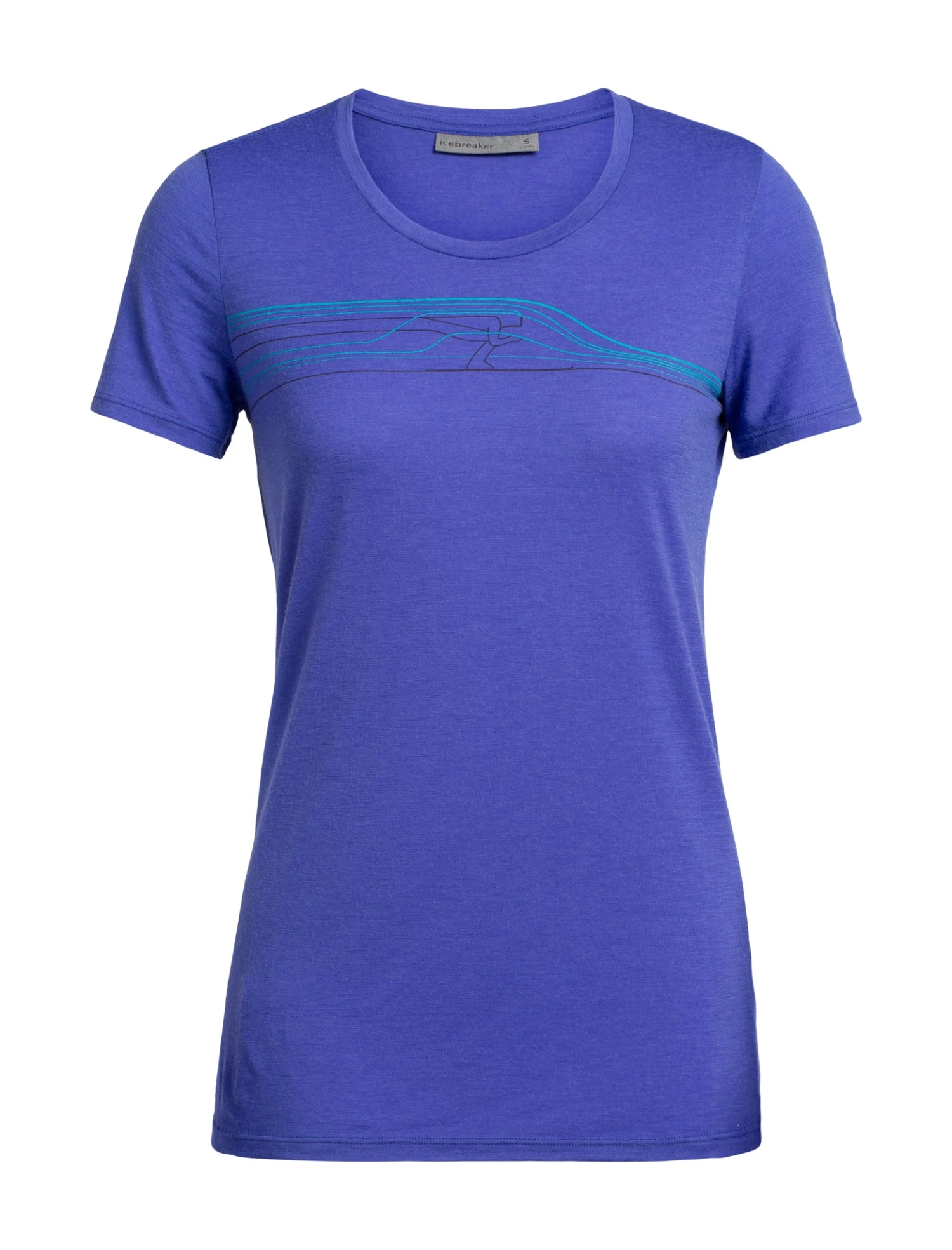 Icebreaker Tech Lite SS Low Snow Speedster - Women's|-|T-shirt Léger à Manches Courtes Tech Lite Snow Speedster - Femme