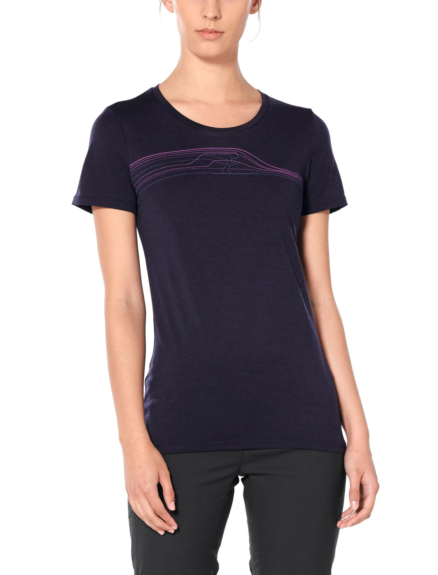 Icebreaker Tech Lite SS Low Snow Speedster - Women's|-|T-shirt Léger à Manches Courtes Tech Lite Snow Speedster - Femme - Image 7