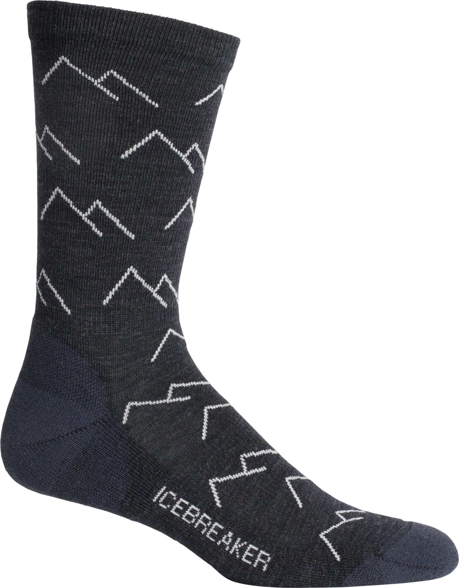 Icebreaker Lifestyle_Light Crew Mountainscape - Men's|-|Chaussettes Lifestyle_Light Crew Mountainscape - Homme