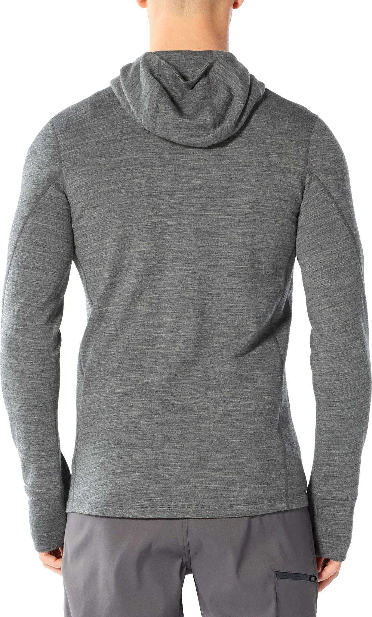 Icebreaker Quantum II Long Sleeve Zip Hood - Men's|-|Chandail à Manches Longues Et Capuchon Quantum II Zip - Homme - Image 4