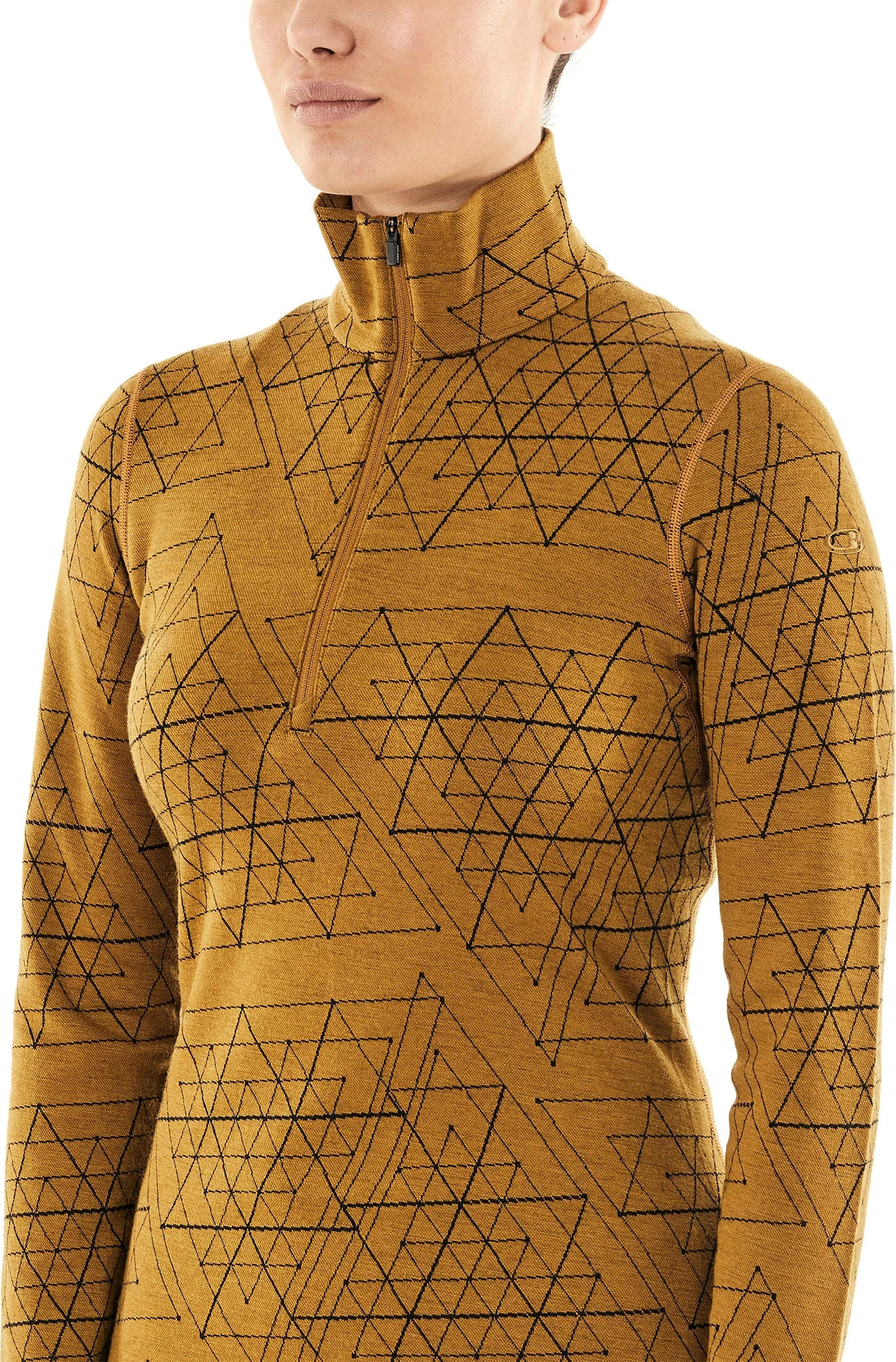 Icebreaker 250 Vertex Ice Structure Long Sleeve Half Zip Base Layer Pullover - Women's |-|Couche De Base à Manches Longues Demi-Zip 250 Vertex Ice Structure Pullover - Femme - Image 7