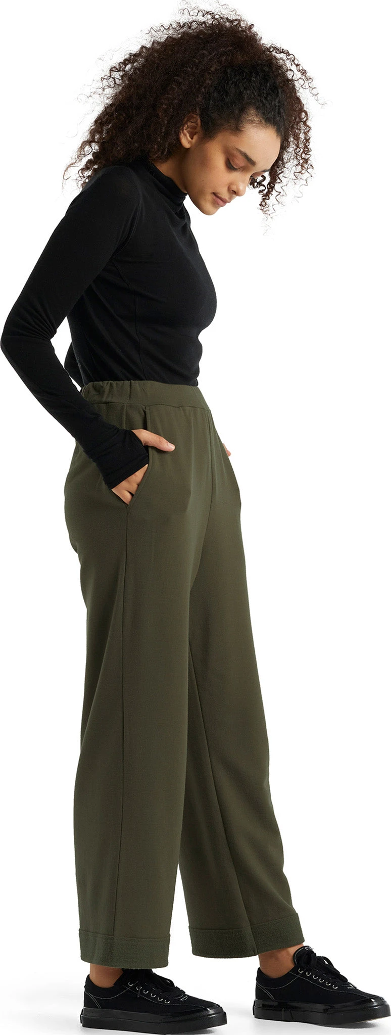 Icebreaker Dalston Wide Pants - Women's|-|Pantalon Large Dalston - Femme - Image 4