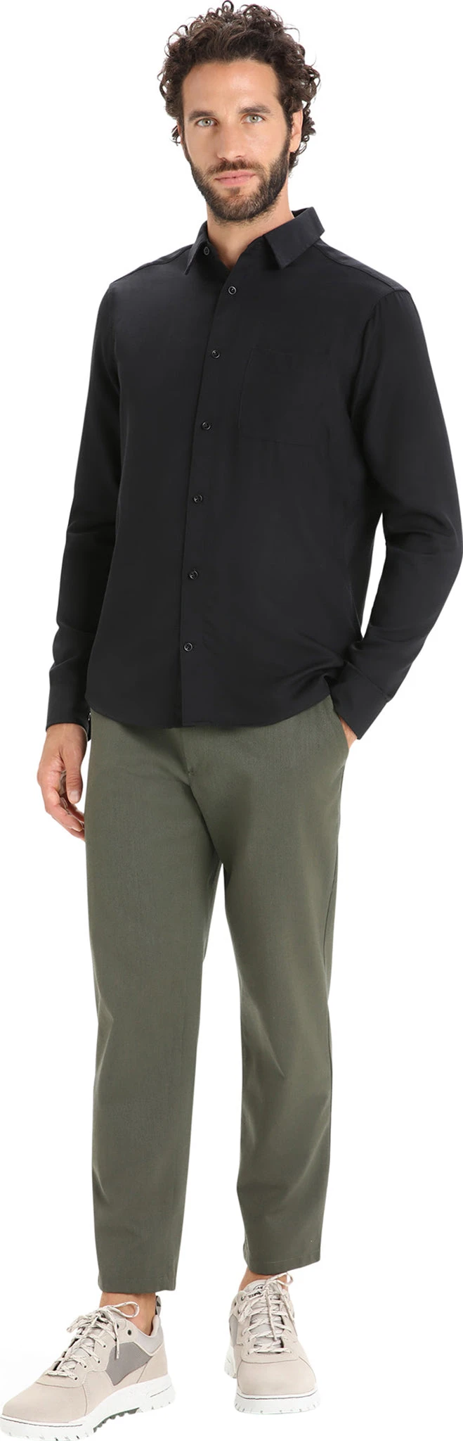 Icebreaker Steveston Long Sleeve Shirt - Men's|-|Chemise à Manches Longues Steveston - Homme - Image 17