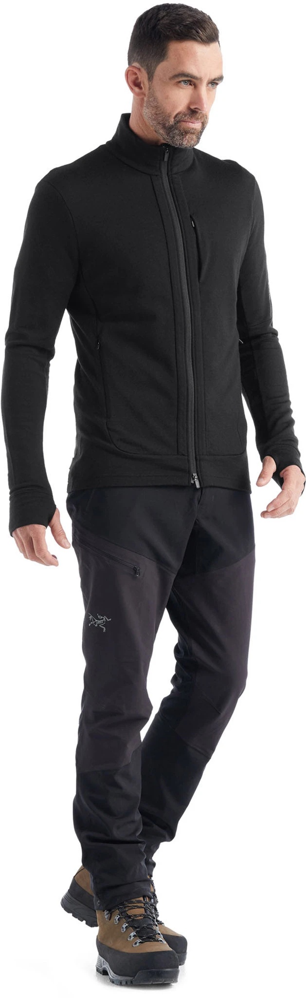 Icebreaker Quantum III Full Zip Merino Sweatshirt - Men's|-|Chandail De Mérinos à Glissière Quantum III - Homme - Image 13