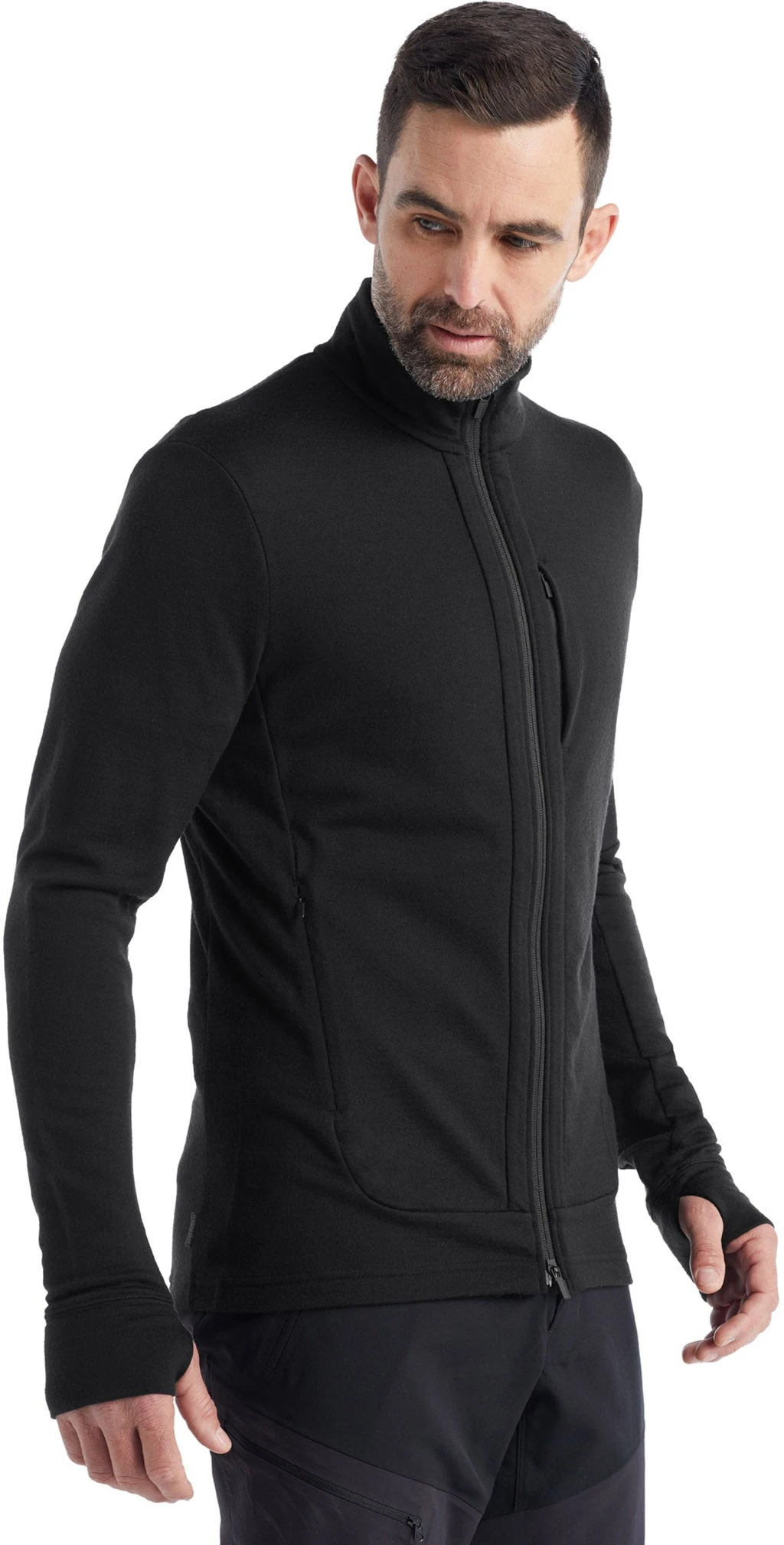 Icebreaker Quantum III Full Zip Merino Sweatshirt - Men's|-|Chandail De Mérinos à Glissière Quantum III - Homme - Image 7