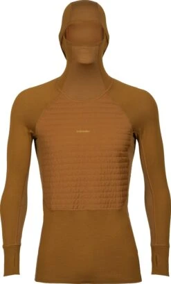 Icebreaker ZoneKnit Insulated Long Sleeve Hoodie - Men's|-|Chandail à Capuchon Isolé à Manches Longues ZoneKnit - Homme