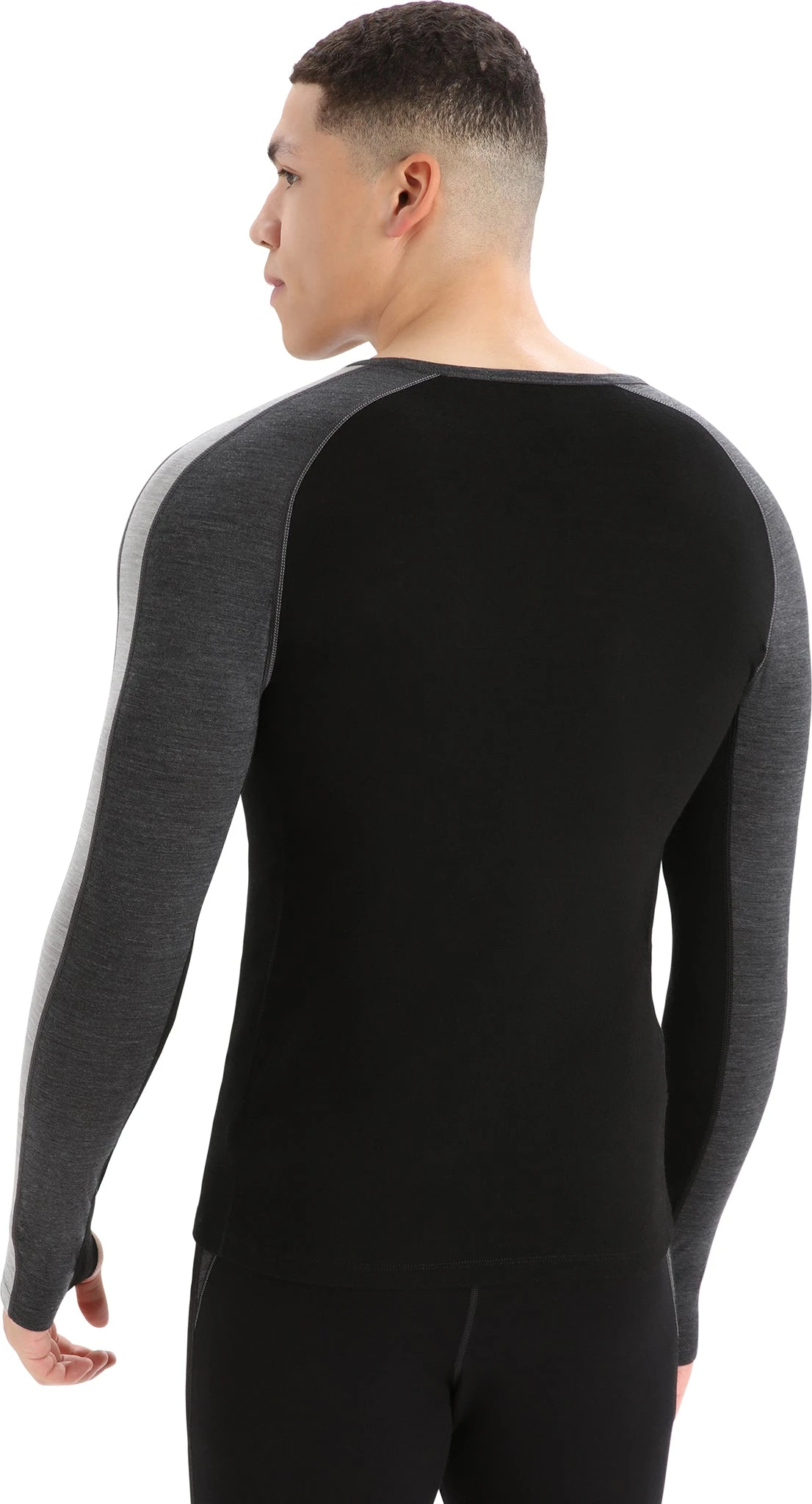 Icebreaker 200 ZoneKnit Long Sleeve Crewe Base Layer Top - Men's|-|Couche De Base à Manches Longues Et Col Rond 200 ZoneKnit - Homme - Image 5