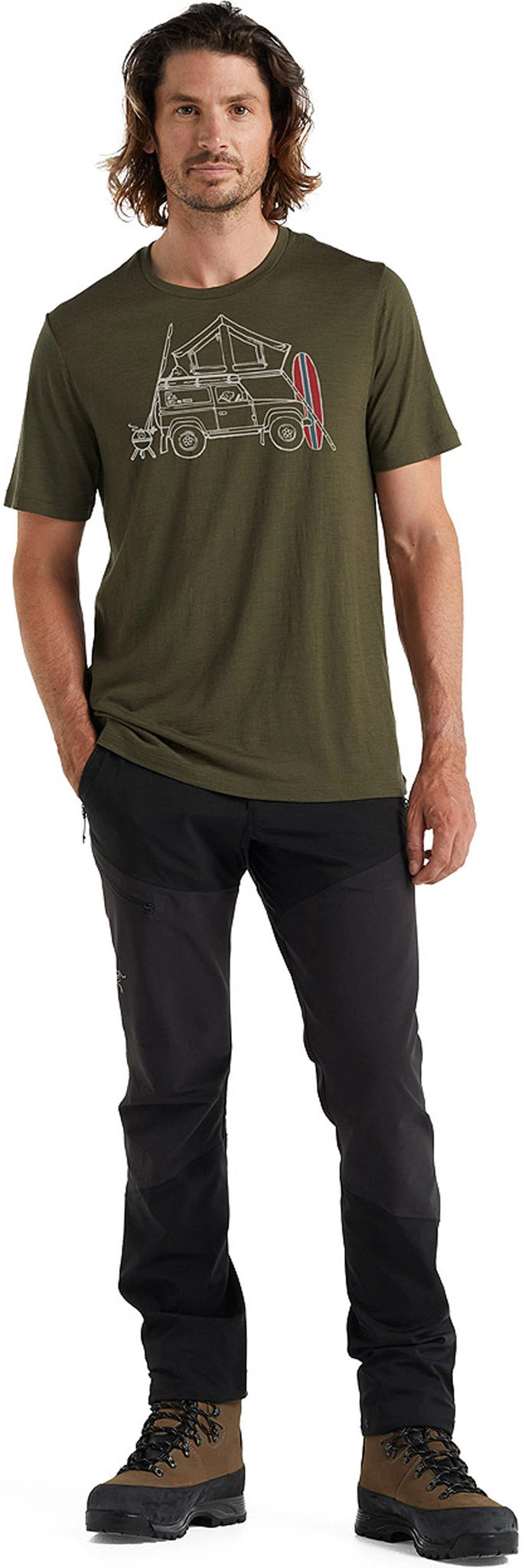 Icebreaker Tech Lite II Short Sleeve Tee - Men's|-|T-shirt à Manches Courtes Tech Lite II - Homme - Image 2