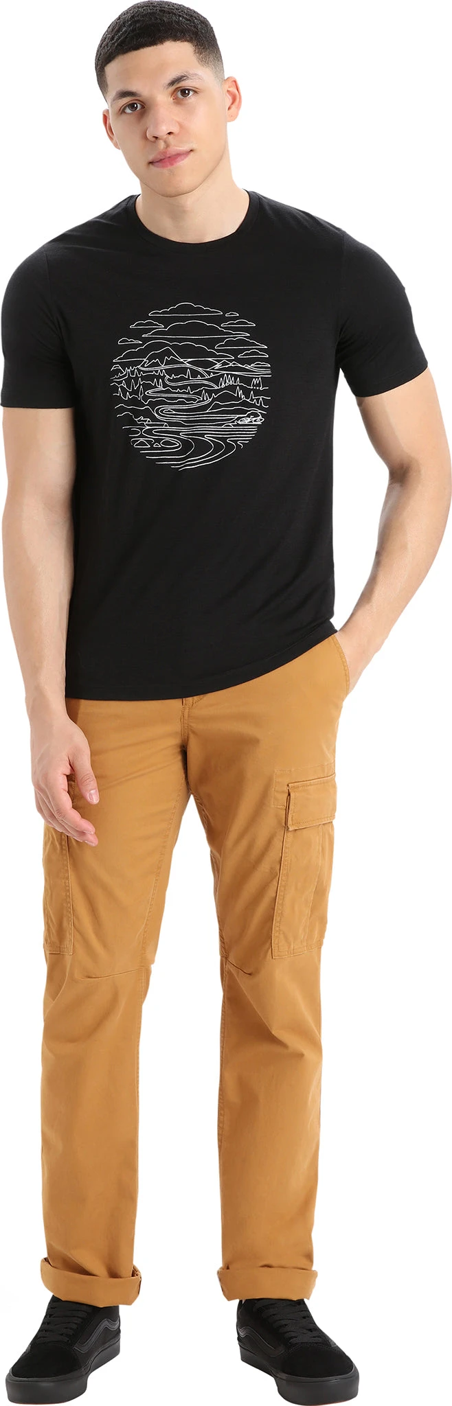 Icebreaker Tech Lite II Pump Track Merino Short Sleeve T-Shirt - Men's|-|T-shirt à Manches Courtes En Laine Mérinos Pump Track Tech Lite II - Homme - Image 14