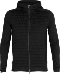 Icebreaker ZoneKnit LS Zip Hoodie - Men's|-|Chandail à Capuchon Glissière à Manches Longues ZoneKnit - Homme