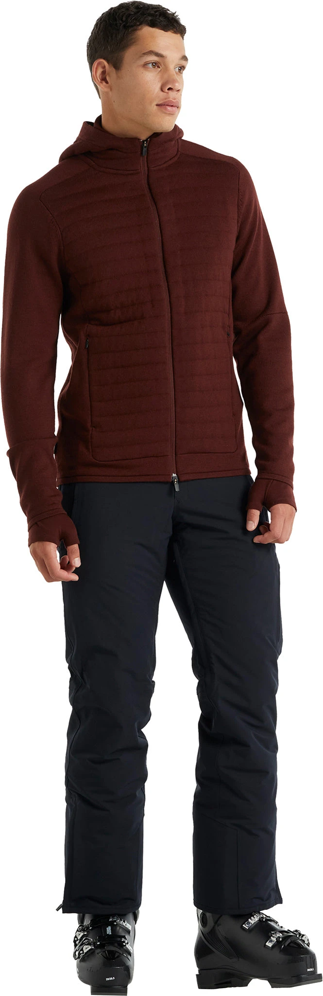 Icebreaker ZoneKnit LS Zip Hoodie - Men's|-|Chandail à Capuchon Glissière à Manches Longues ZoneKnit - Homme - Image 7