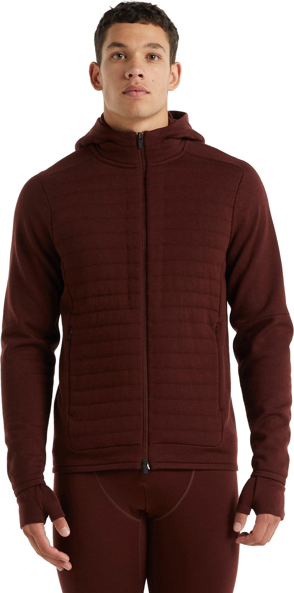 Icebreaker ZoneKnit LS Zip Hoodie - Men's|-|Chandail à Capuchon Glissière à Manches Longues ZoneKnit - Homme - Image 9