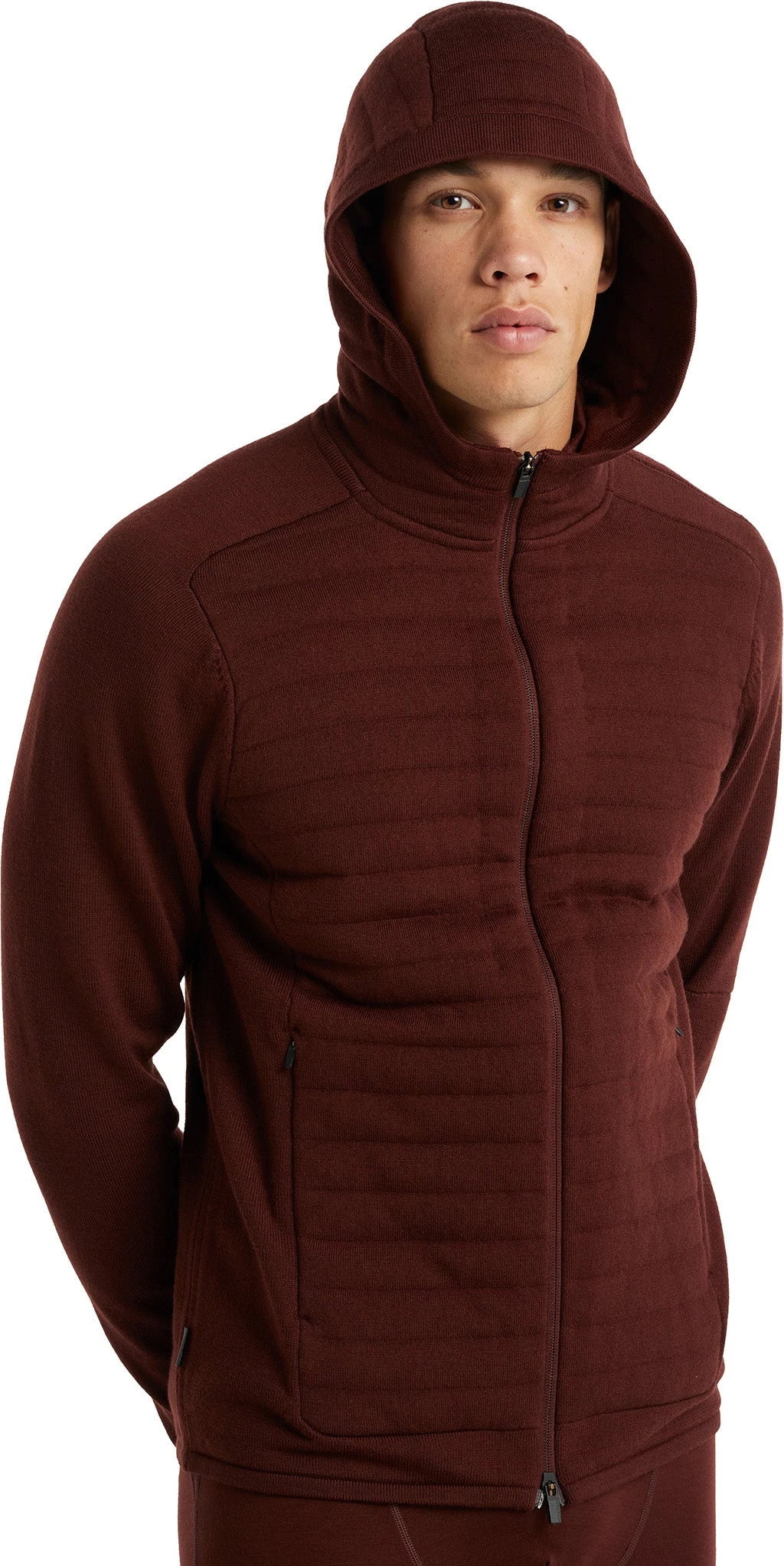 Icebreaker ZoneKnit LS Zip Hoodie - Men's|-|Chandail à Capuchon Glissière à Manches Longues ZoneKnit - Homme - Image 14