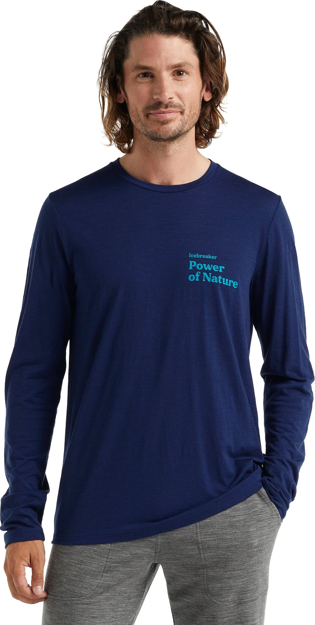 Icebreaker Tech Lite II Power Of Nature LS Tee - Men's|-|T-shirt à Manches Longues Power Of Nature De Tech Lite II - Homme - Image 11
