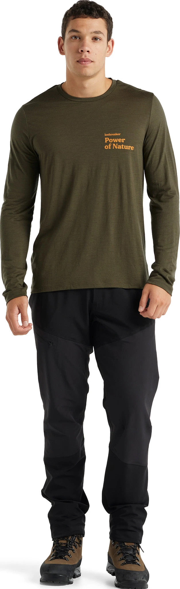 Icebreaker Tech Lite II Power Of Nature LS Tee - Men's|-|T-shirt à Manches Longues Power Of Nature De Tech Lite II - Homme - Image 4