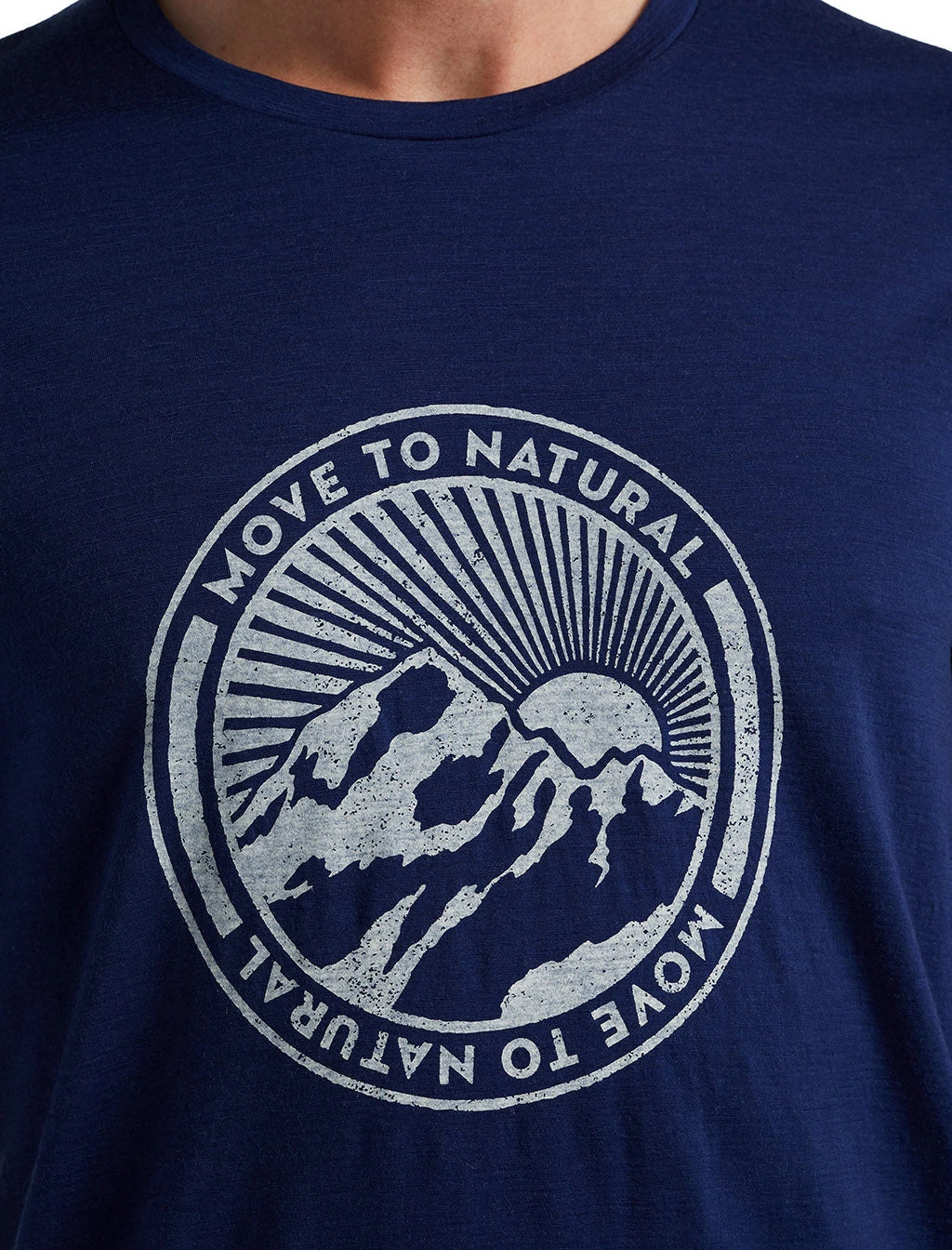 Icebreaker Tech Lite II Move To Natural Mountain SS Tee - Men's|-|T-shirt à Manches Courtes Move To Natural Mountain De Tech Lite II - Homme - Image 16