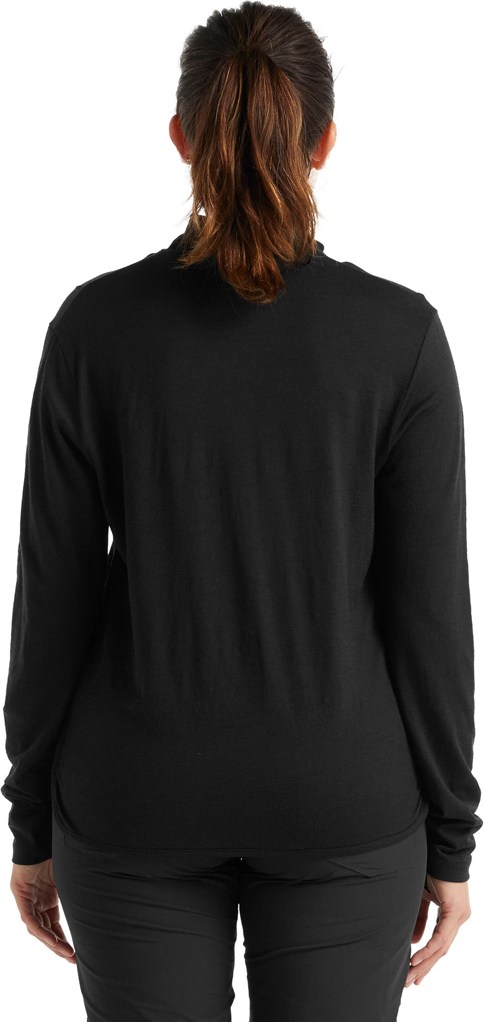 Icebreaker Roamaway LS Mock Neck Tee - Women's |-|T-shirt à Col Montant Et Manches Longues Roamaway - Femme - Image 4