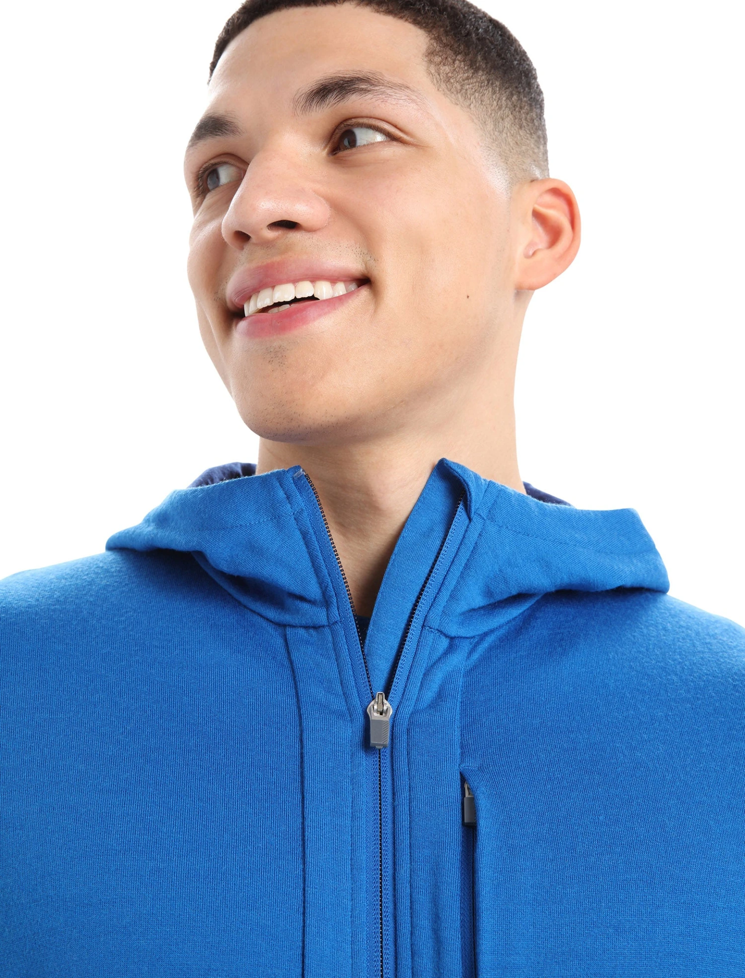 Icebreaker Quantum III Long Sleeve Zip Hoodie - Men's|-|Chandail Glissière à Capuchon Et Manches Longues Quantum III - Homme - Image 8