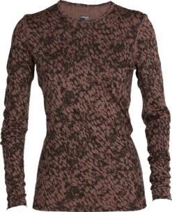 Icebreaker 200 Oasis Forest Shadows LS Crewe Baselayer - Women's|-|Couche De Base à Manches Longues Forest Shadows De 200 Oasis - Femme