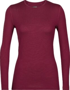 Icebreaker 260 Tech Merino Long Sleeve Crewe Thermal Top - Women's|-|Haut Thermique à Manches Longues Et Col Rond En Laine Mérinos 260 Tech - Femme