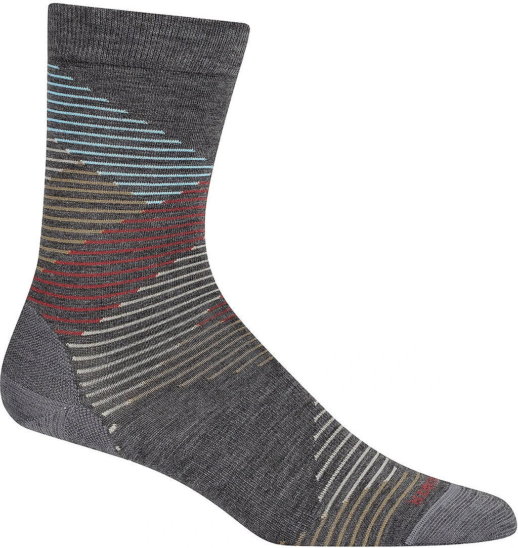 Icebreaker Lifestyle Fine Gauge Dashes Crew Socks - Women's|-|Bas Lifestyle Fine Gauge Dashes Crew - Femme - Image 2
