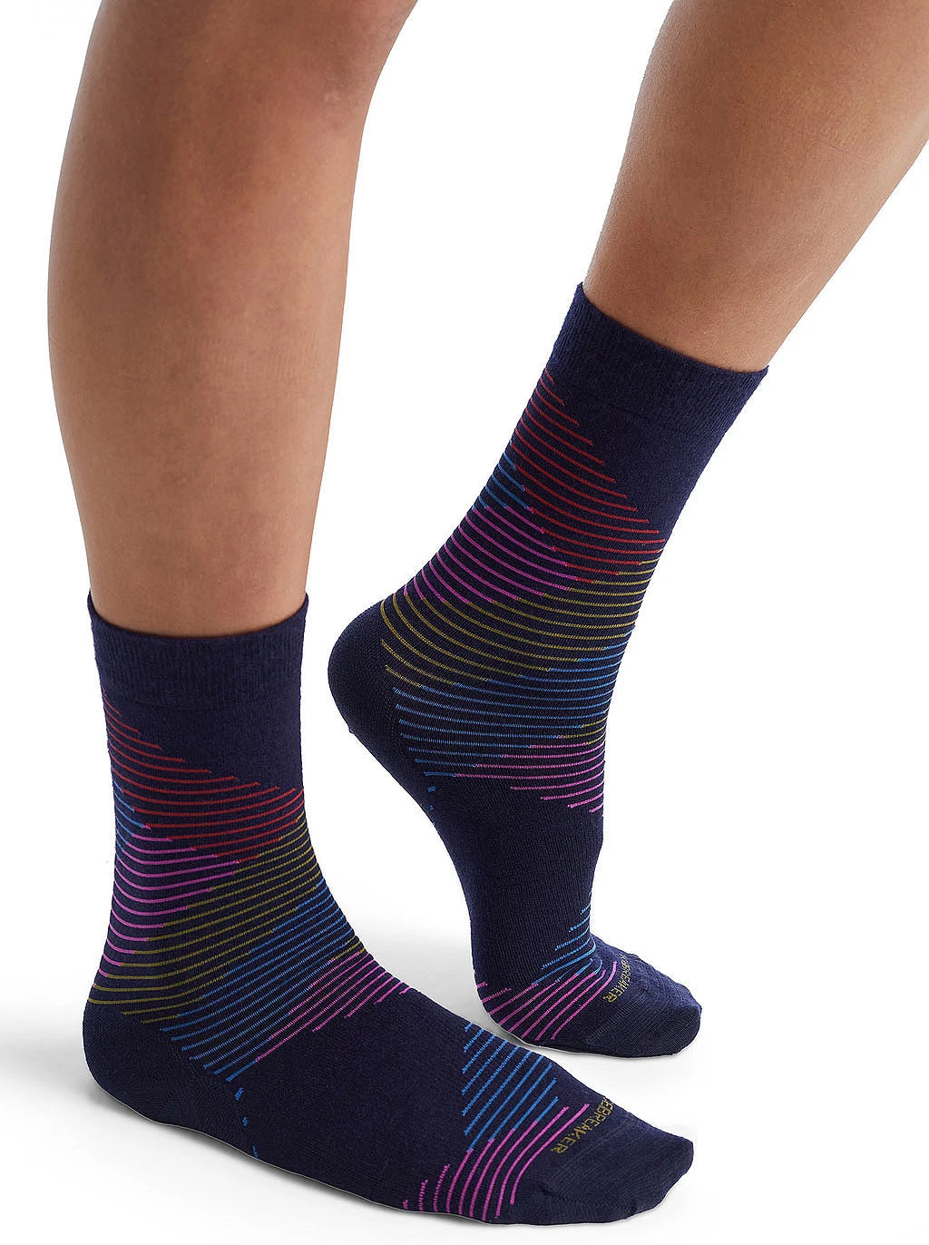 Icebreaker Lifestyle Fine Gauge Dashes Crew Socks - Women's|-|Bas Lifestyle Fine Gauge Dashes Crew - Femme - Image 5