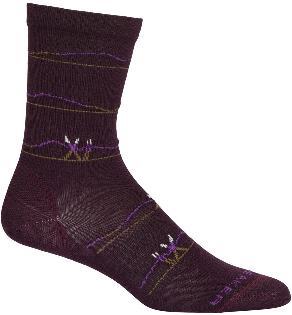 Icebreaker Merino Lifestyle Ultralight Crew Ski Socks Backcountry - Women's|-|Bas Backcountry Ski Merino Lifestyle Ultralight - Femme - Image 5
