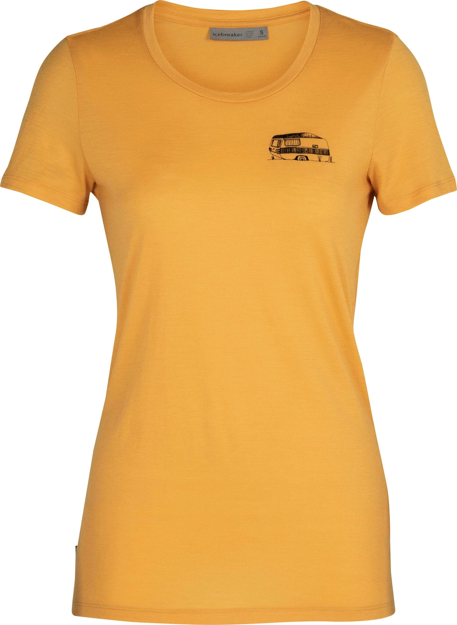 Icebreaker Tech Lite Caravan Life SS Low Crewe T-shirt - Women's |-|T-shirt Ă Manches Courtes Et Col Rond Low De Tech Lite Caravan Life - Femme - Image 2
