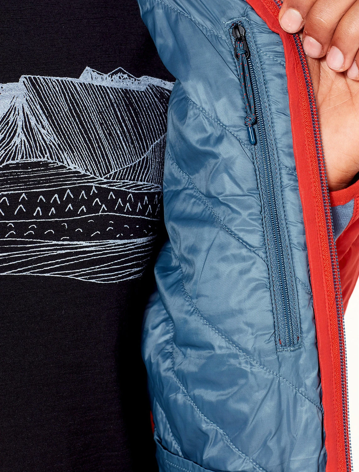 Icebreaker Men's Hyperia Lite Hybrid Long Sleeve Zip|-|Manteau à Glissière Hyperia Lite Hybrid Homme - Image 5