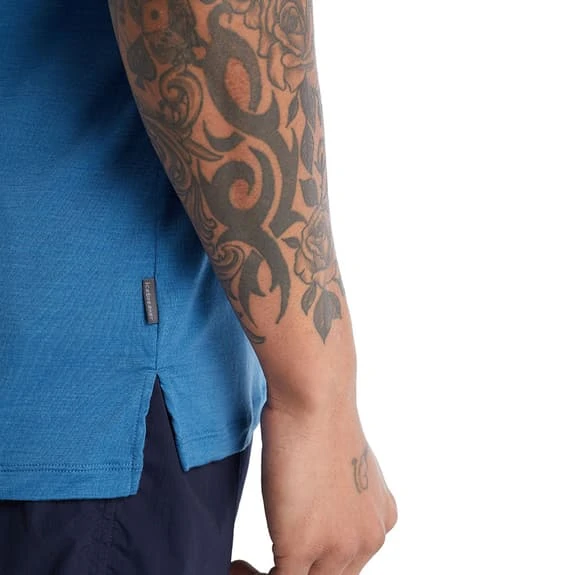 Icebreaker Sphere II Short Sleeve T-Shirt Blue - Image 5