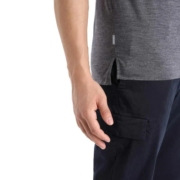 Icebreaker Sphere II Short Sleeve T-Shirt Grey - Image 6