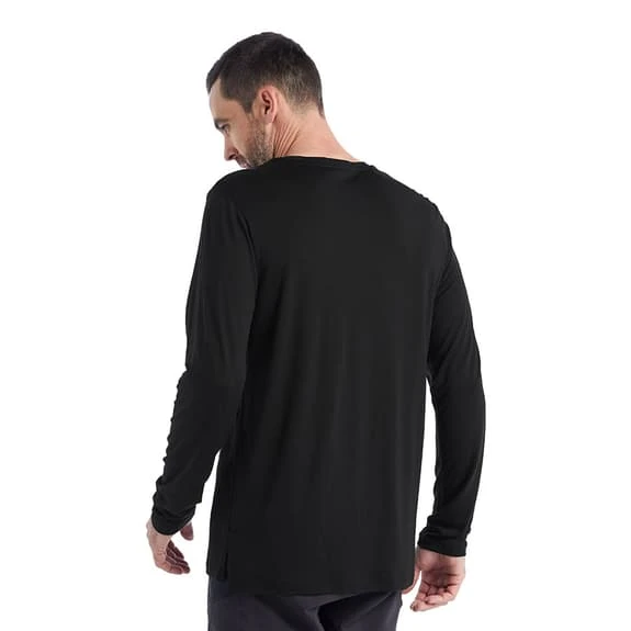 Icebreaker Sphere II Long Sleeve T-Shirt Black - Image 2