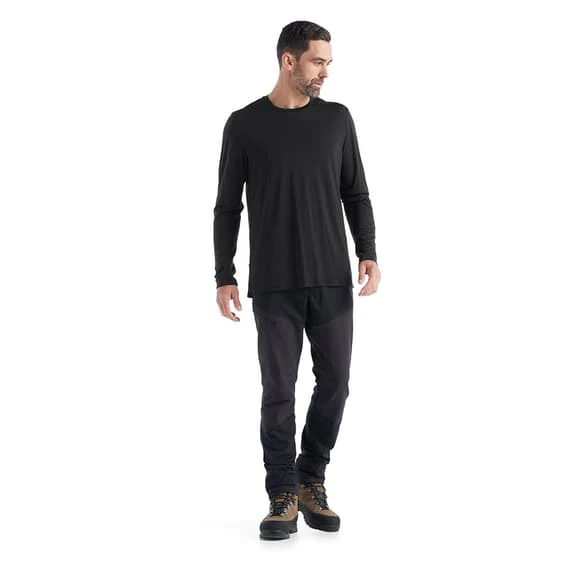 Icebreaker Sphere II Long Sleeve T-Shirt Black - Image 3