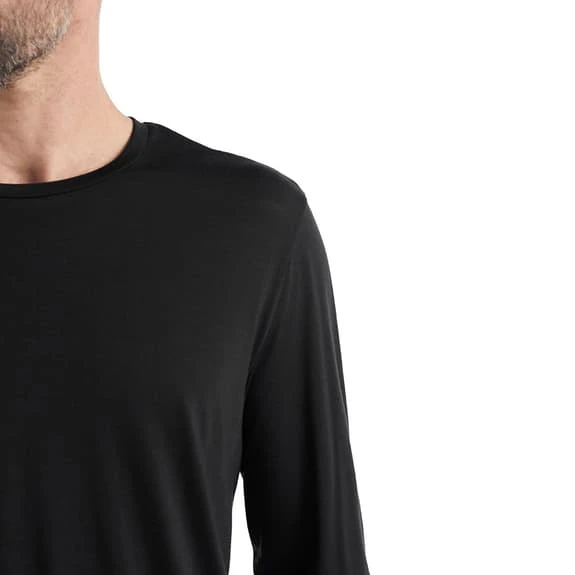 Icebreaker Sphere II Long Sleeve T-Shirt Black - Image 4