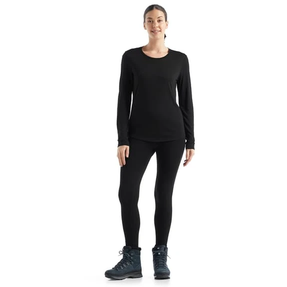 Icebreaker Sphere II Long Sleeve T-Shirt Black Women - Image 4