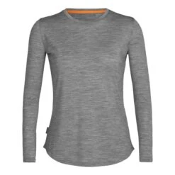 Icebreaker Sphere II Long Sleeve T-Shirt Grey Women