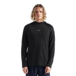Icebreaker Cool Lite Hoodie Black