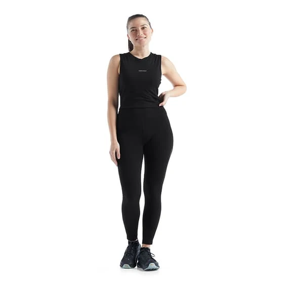 Icebreaker Fastray High Rise Leggings Black Women - Image 3