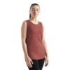 Icebreaker Sphere II Sleeveless Top Red Women