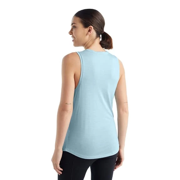 Icebreaker Sphere II Sleeveless Top Light Blue Women - Image 2