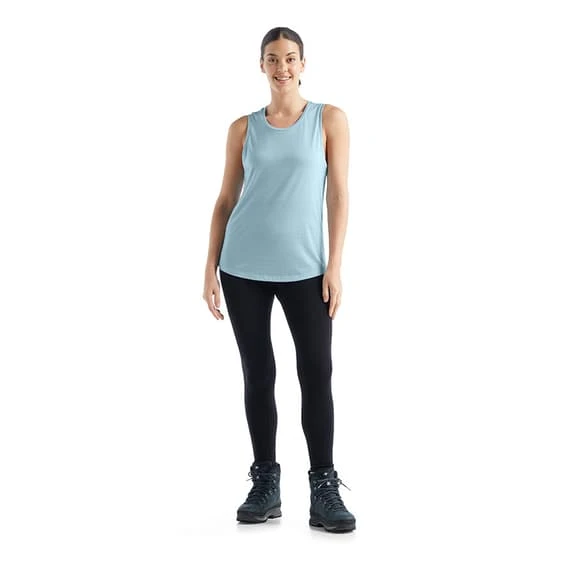 Icebreaker Sphere II Sleeveless Top Light Blue Women - Image 3