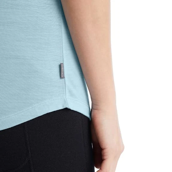 Icebreaker Sphere II Sleeveless Top Light Blue Women - Image 5