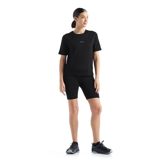 T-Shirt Icebreaker ZoneKnit Short Sleeve Black Women - Image 3