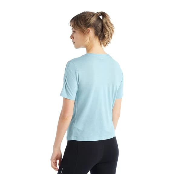 T-Shirt Icebreaker ZoneKnit Short Sleeve Light Blue Women - Image 2